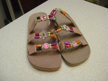Pretty Ladies Size 9 Sandals With Gemstones - Never Worn! in Pearland, Texas