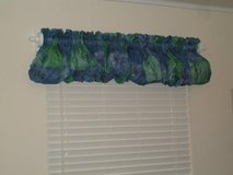 Pretty Blue & Green Twin Comforter With Matching Pillow Sham & Window Valance in Luke AFB, Arizona